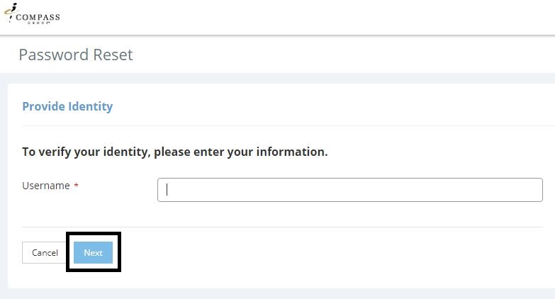 Reset ESS.Compass Associate.Com Login Password